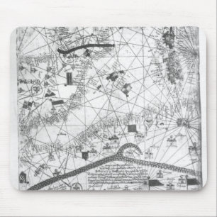 Alfombrilla De Ratón Detalle del atlas catalán, 1375