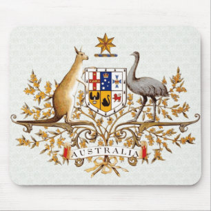 Alfombrilla De Ratón Detalle del escudo de armas de Australia