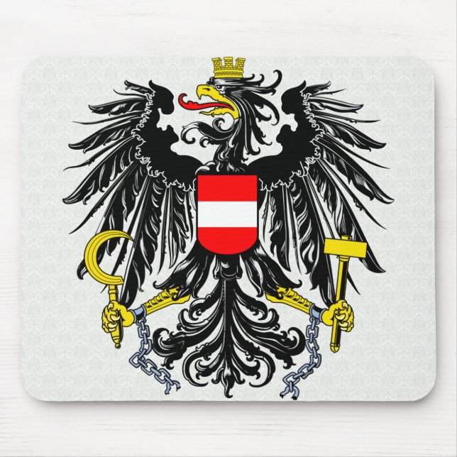 Alfombrilla De Ratón Detalle del escudo de armas de Austria (Frente)