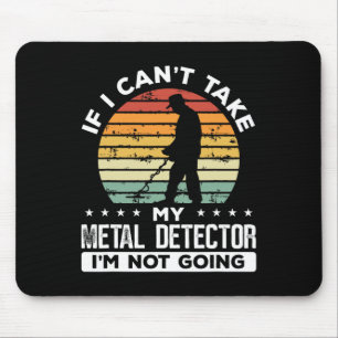 Alfombrilla De Ratón Detección metalizado de tesoros vintage Hunter Det