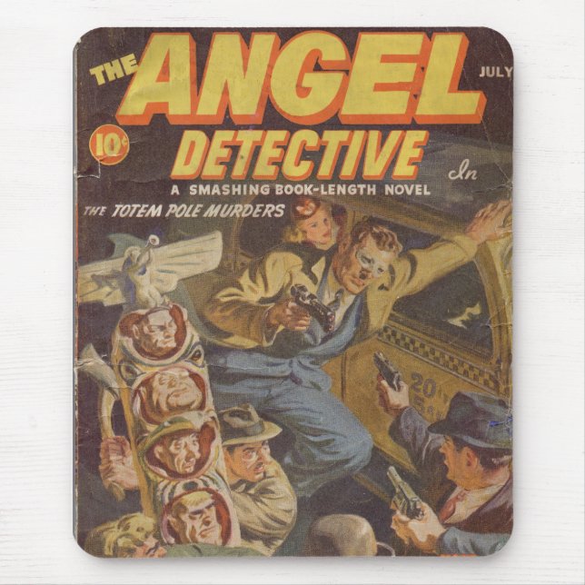 Alfombrilla De Ratón Detective Mousepad del ángel (Frente)