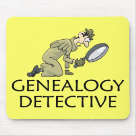 Alfombrilla De Ratón Detective privado de la genealogía