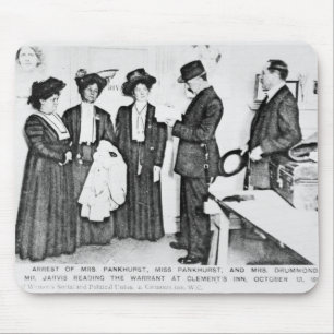 Alfombrilla De Ratón Detención de señora Pankhurst