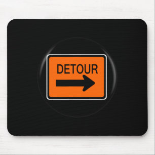 Alfombrilla De Ratón Detour Go Around - Look Good Graphic