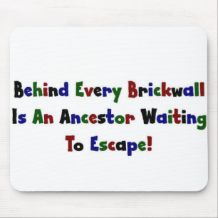 Alfombrilla De Ratón Detrás De Cada Pared De Brickwall Está...