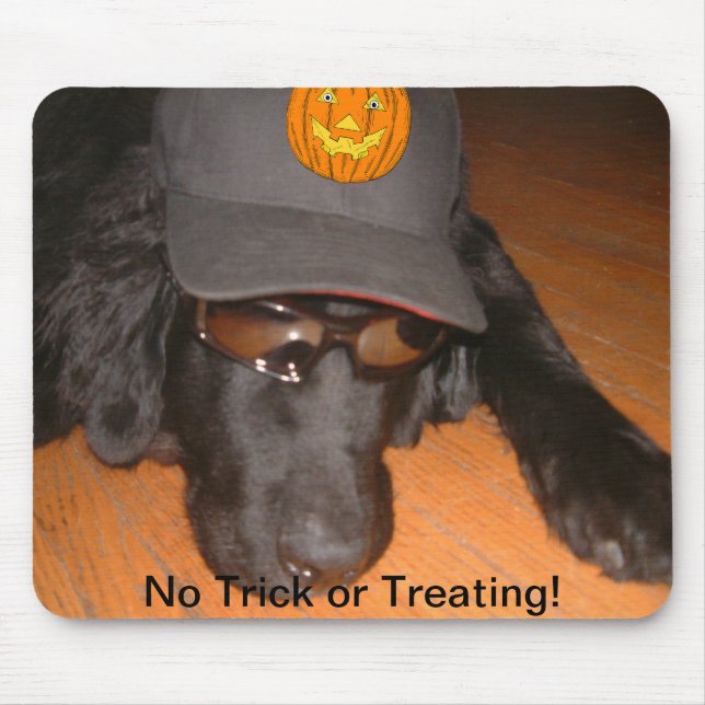 Alfombrilla De Ratón Detrás De Esta Halloween (Frente)