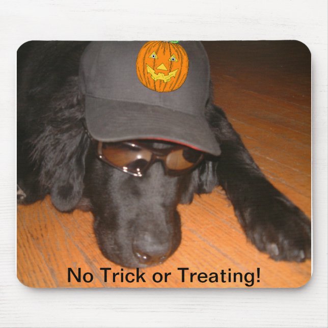 Alfombrilla De Ratón Detrás De Esta Halloween (Frente)