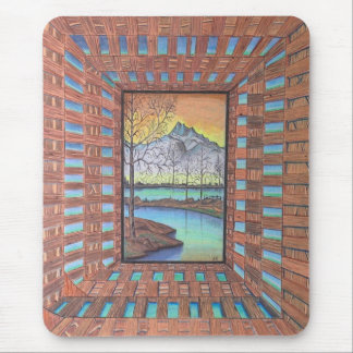 Alfombrilla De Ratón Detrás De Los Dibujos De Carpintería
