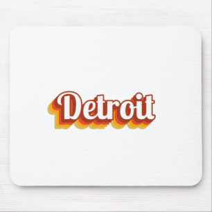 Alfombrilla De Ratón Detroit vintage