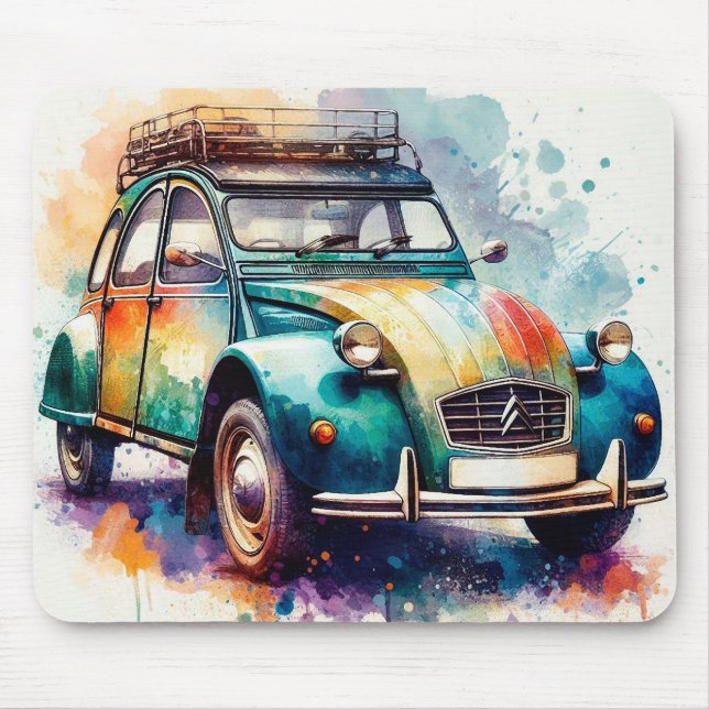 Alfombrilla De Ratón Deux Chevaux (Frente)