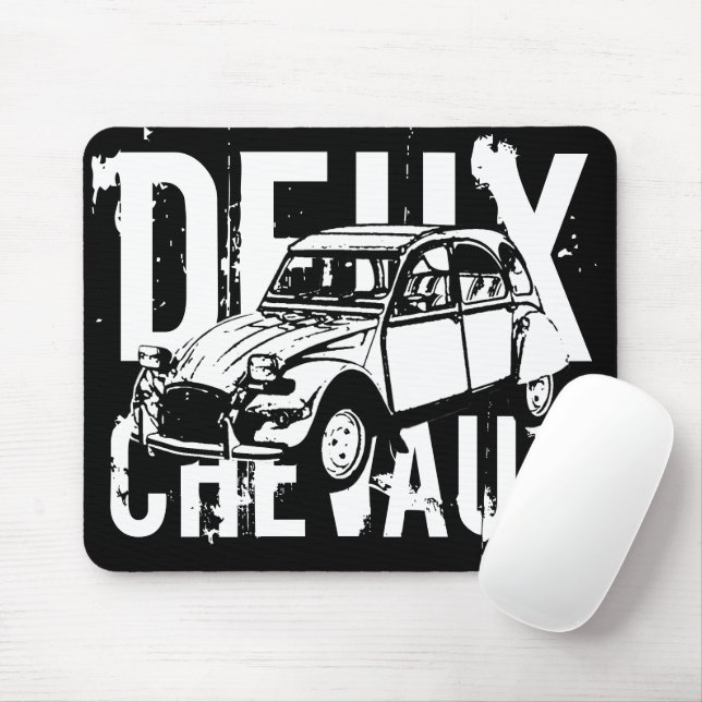 Alfombrilla De Ratón Deux Chevaux Mouse Pad (Con ratón)