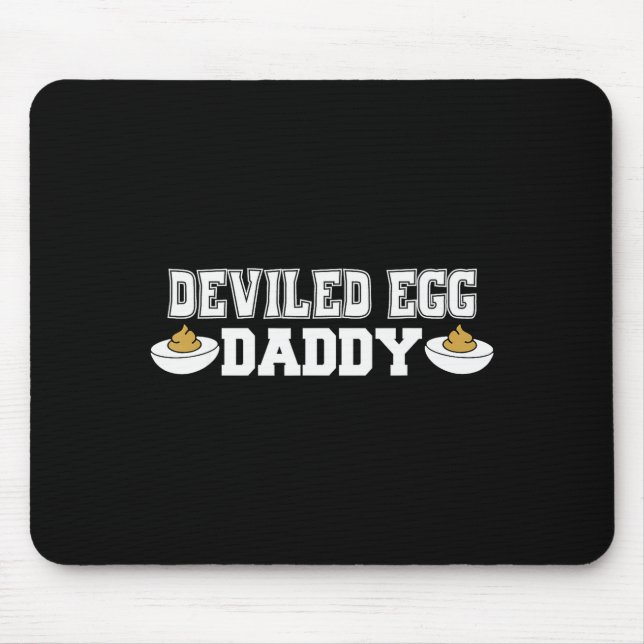 Alfombrilla De Ratón Deviled Egg Daddy - Funny Thanksgiving Deviled Egg (Frente)