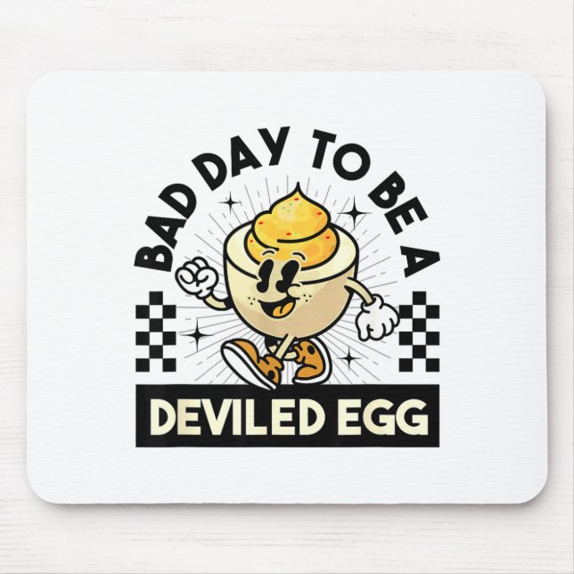 Alfombrilla De Ratón Deviled Egg Thanksgiving Eggs For Men Women Funny  (Frente)