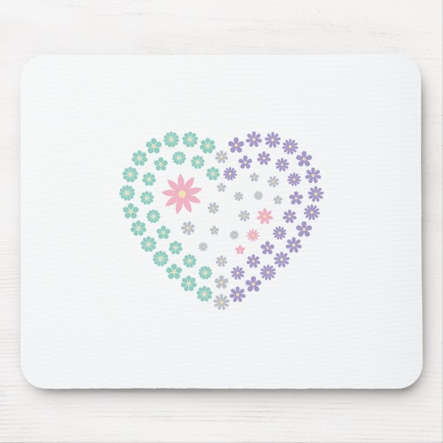 Alfombrilla De Ratón Devoción floral (Frente)