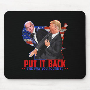 Alfombrilla De Ratón Devuélvelo como lo encontraste divertido Trump bof