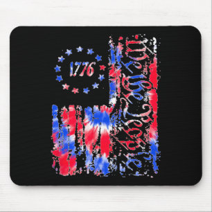 Alfombrilla De Ratón Día Bandera Estadounidense Patriótica 1776 We The 
