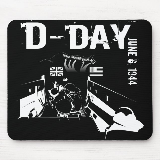 Alfombrilla De Ratón DÍA D 6 de junio de 1944 (Frente)