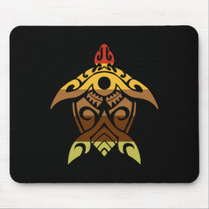 Alfombrilla De Ratón Día de Acción de Gracias de Tortuga Tribal Día de 