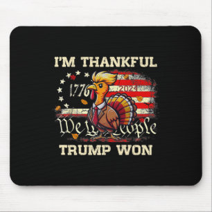 Alfombrilla De Ratón Día de Acción de Gracias de Trump - Agradezco que 