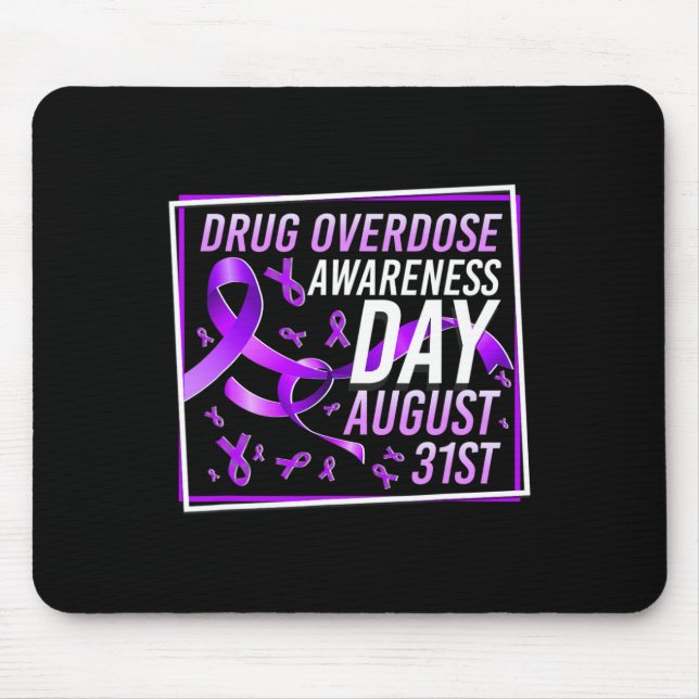 Alfombrilla De Ratón Día de Concienciación sobre la Sobredosis de Medic (Frente)
