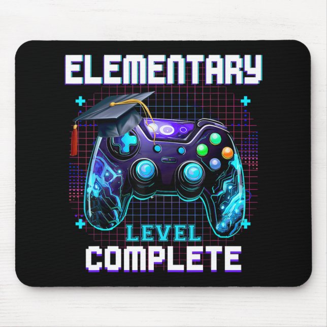 Alfombrilla De Ratón Día De Graduación Completa De Nivel Elemental Him  (Frente)