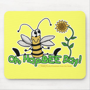 Alfombrilla De Ratón Día de HapBee