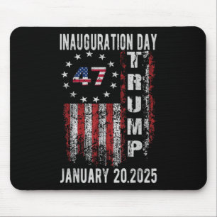 Alfombrilla De Ratón Día De Inauguración De Donald Trump 2025 47