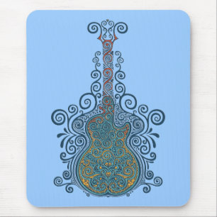 Alfombrilla De Ratón Día de la guitarra muerta