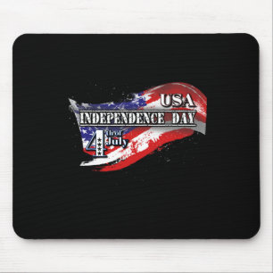 Alfombrilla De Ratón Día de la Independencia de Ee.Uu. 4 de julio Bande