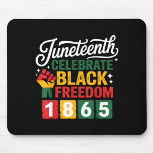 Alfombrilla De Ratón Día de la libertad de Juneteenth 1865 orgullo negr