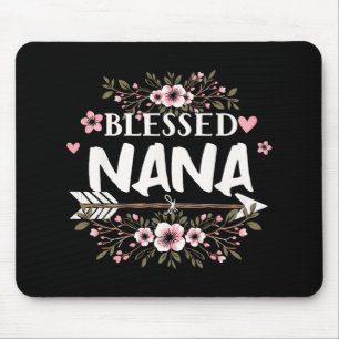 Alfombrilla De Ratón Día de la Madre de Flores Nana Grandma Life 2024 M