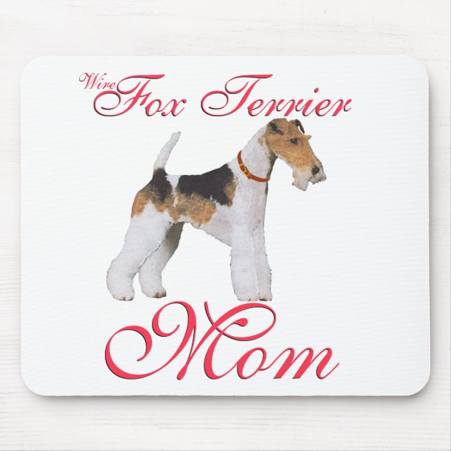 Alfombrilla De Ratón Día de la Madre de Fox Terrier (Frente)