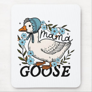 Alfombrilla De Ratón Día de la Madre Mama Goose Silly Goose