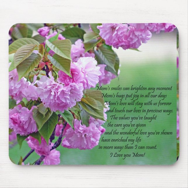 Alfombrilla De Ratón Día de la Madre, te amo (Frente)