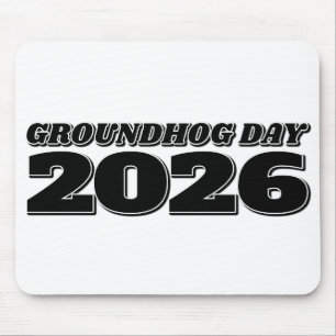Alfombrilla De Ratón Día de la Marmota 2026