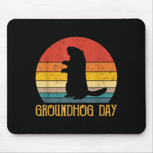 Alfombrilla De Ratón Día de la Marmota Marmotas Roedor Divertido Amante