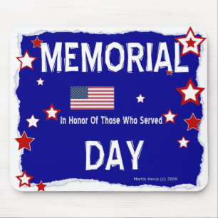 Alfombrilla De Ratón Día de la Memoria - En honor - Mousepad