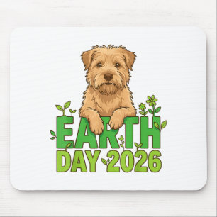 Alfombrilla De Ratón Día de la Tierra 2026 Terriers Lindos Dueños de Pe