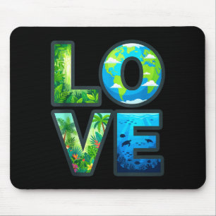 Alfombrilla De Ratón Día de la Tierra amor por la naturaleza ecológico 