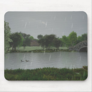 Alfombrilla De Ratón Día de las Lluvias en el lago Mousepad