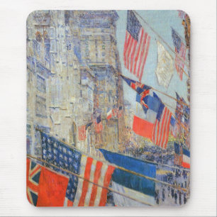 Alfombrilla De Ratón Día de los Aliados, mayo de 1917 por Childe Hassam