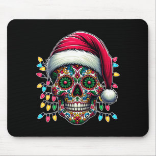 Alfombrilla De Ratón Día de los Hombres Navidad Azúcar Calavera Santa S