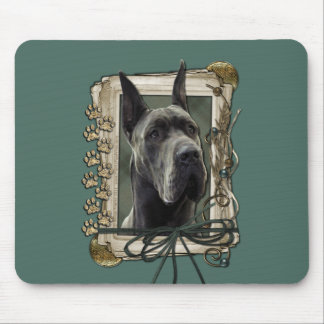 Alfombrilla De Ratón Día de padres - patas de piedra - great dane -