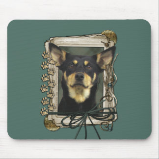 Alfombrilla De Ratón Día de padres - patas de piedra - Kelpie - Jude