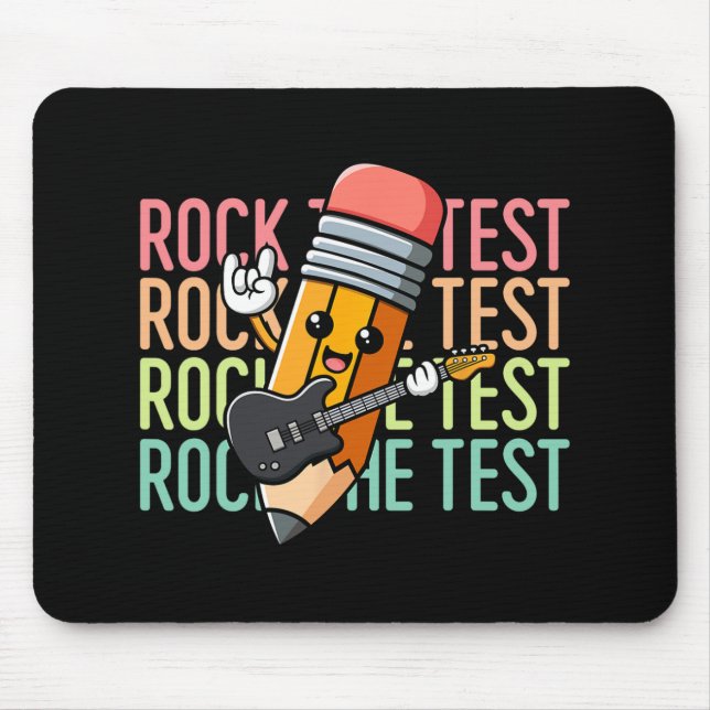 Alfombrilla De Ratón Día de Prueba del Profesor Prueba Día de Prueba Fu (Frente)