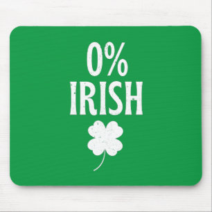 Alfombrilla De Ratón Día de San Patricio 0% Irlandés
