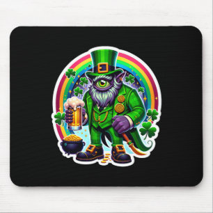 Alfombrilla De Ratón Día de San Patricio Bylor del Ojo Malvado Demonio 