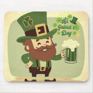 Alfombrilla De Ratón Día de San Patricio con estilo vintage