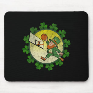 Alfombrilla De Ratón Día de San Patricio Leprechaun Esqueleto Afortunad
