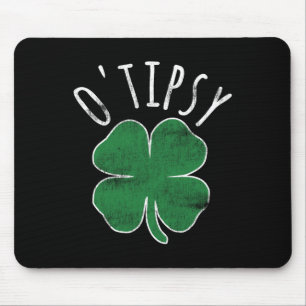 Alfombrilla De Ratón Día de San Patricio O'tipsy Cerveza Trébol Irlandé